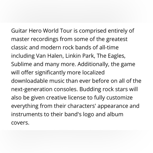 Guitar Hero World Tour for PlayStation 2 used - Picture 2 of 6
